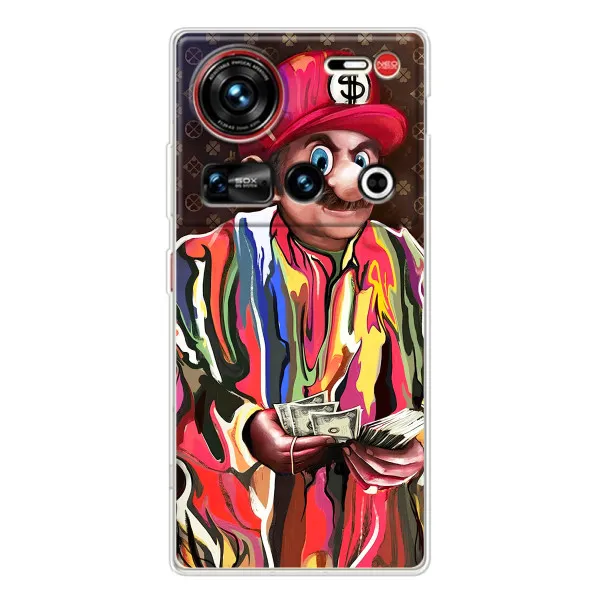 Чехол с принтом «Mario LV» для ZTE Nubia Z70 Ultra