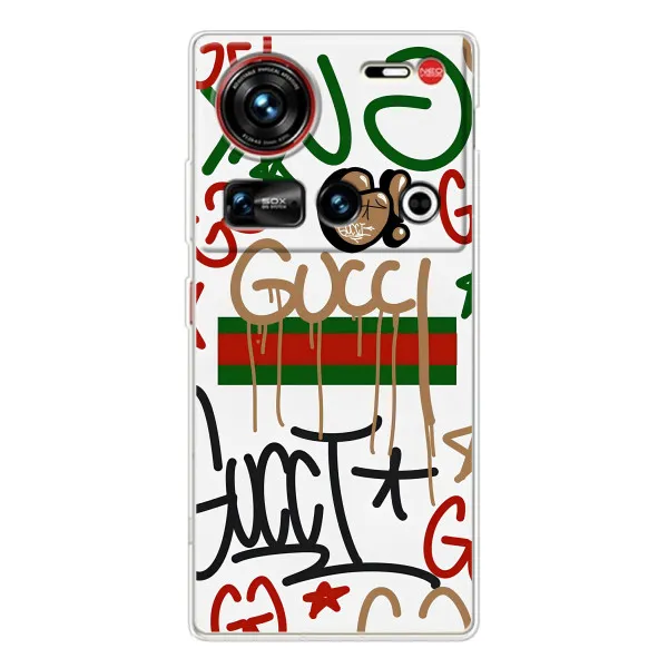 Чехол с принтом «Стиль GUUCI» для ZTE Nubia Z70 Ultra