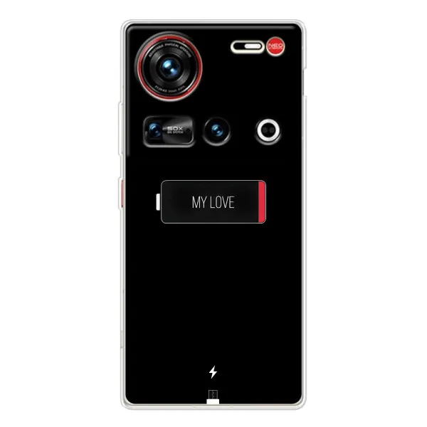 Чехол с принтом «Love battery» для ZTE Nubia Z70 Ultra Чехол с принтом «Love battery» для ZTE Nubia Z70 Ultra