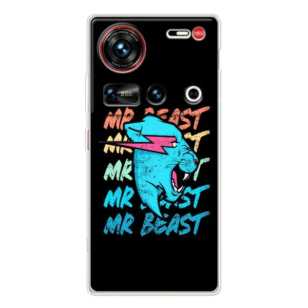 Чехол с принтом «logo Mr beast» для ZTE Nubia Z70 Ultra