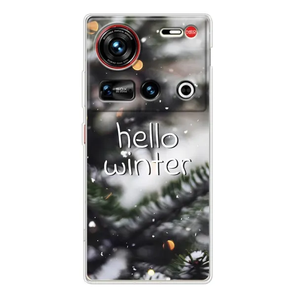 Чехол с принтом «Hello winter» для ZTE Nubia Z70 Ultra Чехол с принтом «Hello winter» для ZTE Nubia Z70 Ultra