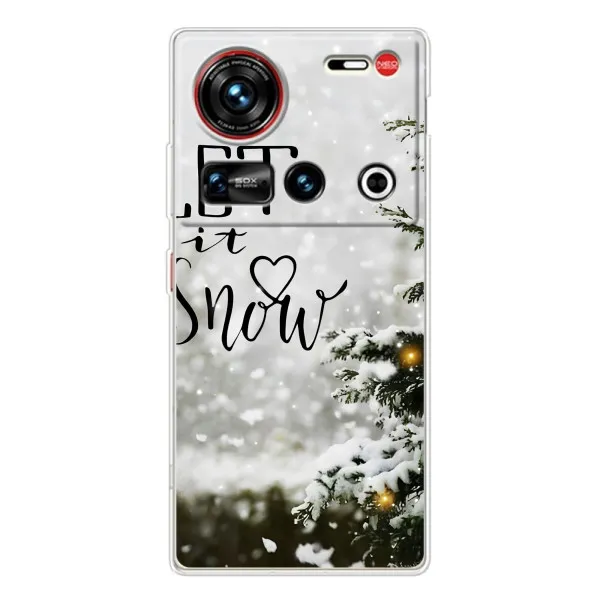 Чехол с принтом «Let it snow» для ZTE Nubia Z70 Ultra Чехол с принтом «Let it snow» для ZTE Nubia Z70 Ultra