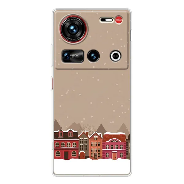 Чехол с принтом «Зимний город» для ZTE Nubia Z70 Ultra Чехол с принтом «Зимний город» для ZTE Nubia Z70 Ultra