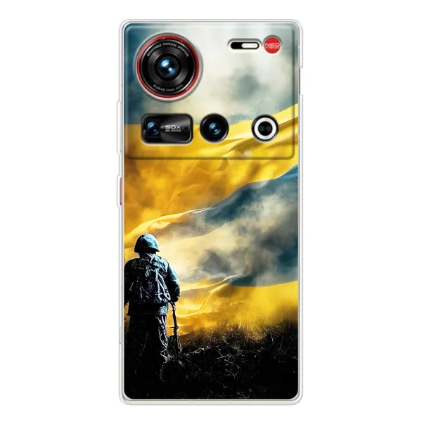 Чехол с принтом «Война» для ZTE Nubia Z70 Ultra