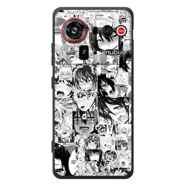 Чехол с принтом «Ahegao manga» для ZTE nubia Z80 Ultra