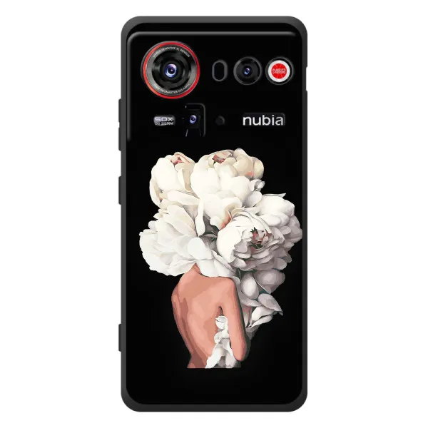 Чехол с принтом «Белые цветы» для ZTE nubia Z80 Ultra Чехол с принтом «Белые цветы» для ZTE nubia Z80 Ultra
