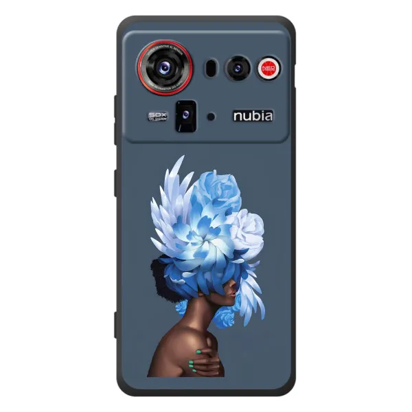 Чехол с принтом «Цветы на голове» для ZTE nubia Z80 Ultra Чехол с принтом «Цветы на голове» для ZTE nubia Z80 Ultra