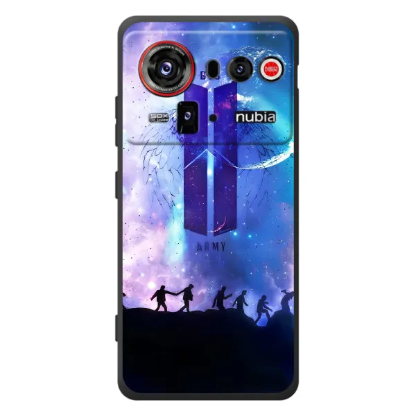 Чехол с принтом «Army BTS» для ZTE nubia Z80 Ultra Чехол с принтом «Army BTS» для ZTE nubia Z80 Ultra