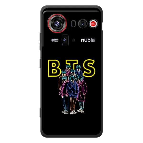 Чехол с принтом «BTS стайл» для ZTE nubia Z80 Ultra Чехол с принтом «BTS стайл» для ZTE nubia Z80 Ultra
