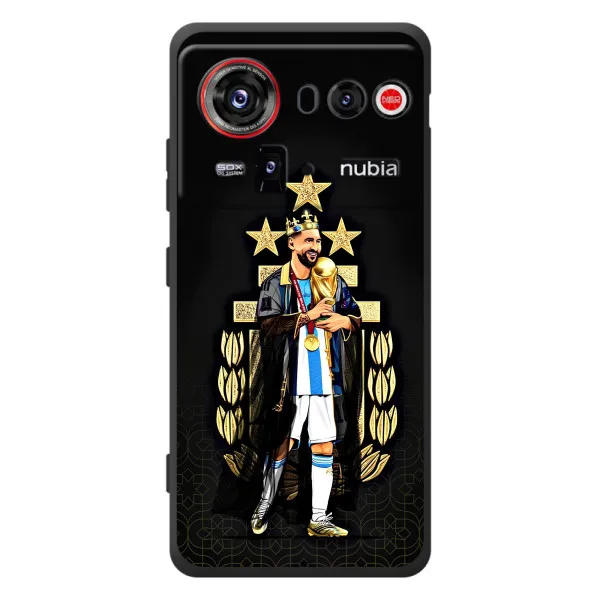Чехол с принтом «Месси Король» для ZTE nubia Z80 Ultra