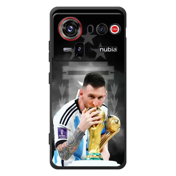 Чехол с принтом «Месси Чемпион» для ZTE nubia Z80 Ultra