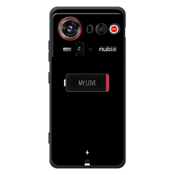 Чехол с принтом «Love battery» для ZTE nubia Z80 Ultra Чехол с принтом «Love battery» для ZTE nubia Z80 Ultra