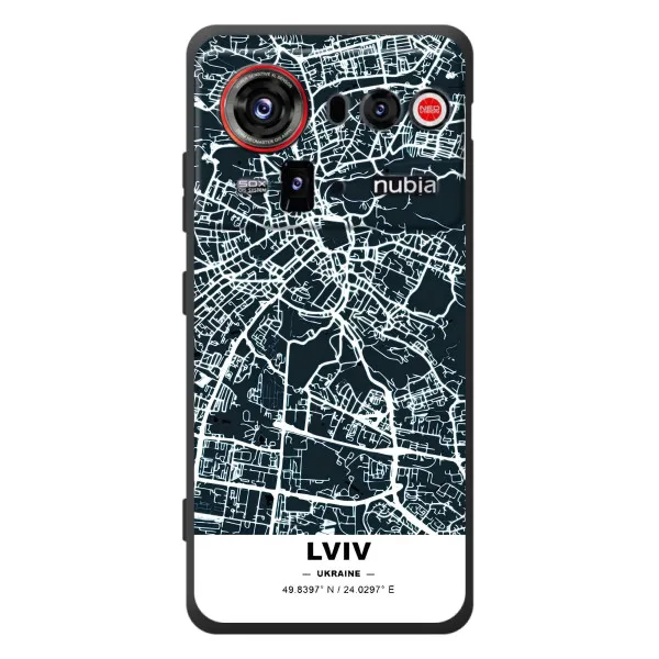 Чехол с принтом «Львов» для ZTE nubia Z80 Ultra