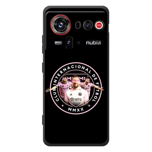 Чехол с принтом «Месси в лого» для ZTE nubia Z80 Ultra Чехол с принтом «Месси в лого» для ZTE nubia Z80 Ultra