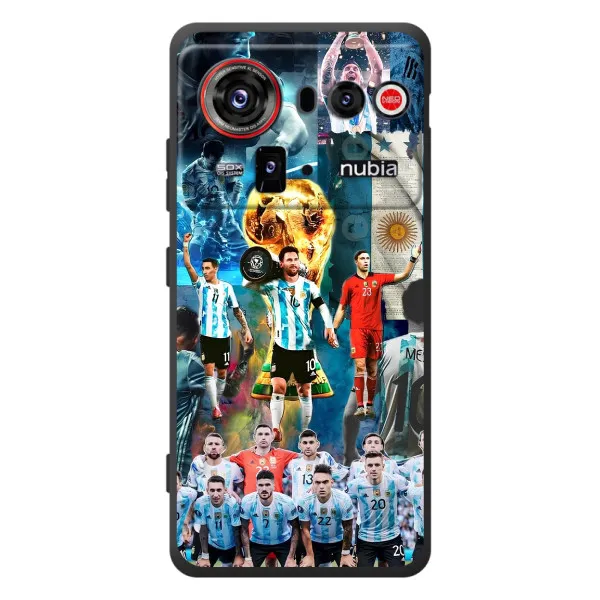 Чехол с принтом «Аргентина Месси» для ZTE nubia Z80 Ultra