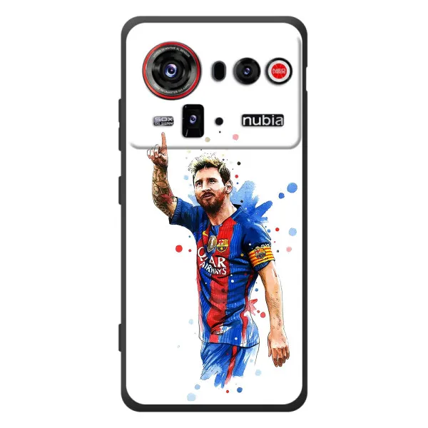 Чехол с принтом «Лео Месси» для ZTE nubia Z80 Ultra