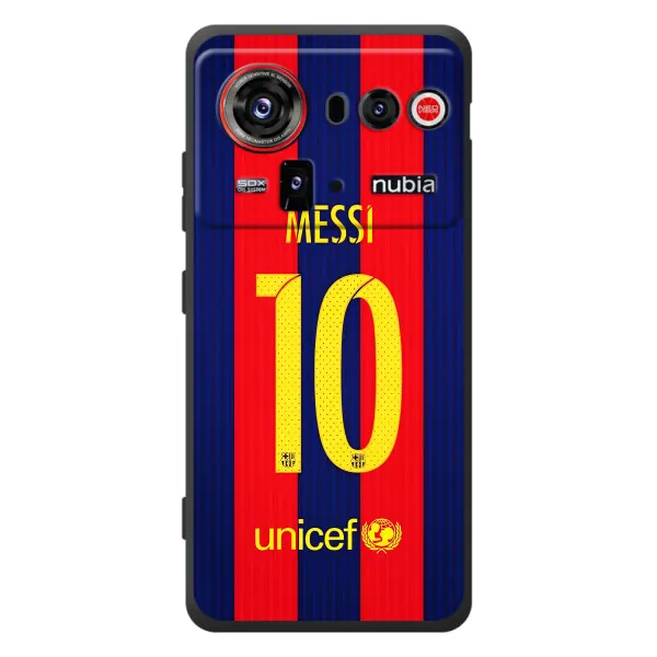 Чехол с принтом «Messi Barca 10» для ZTE nubia Z80 Ultra