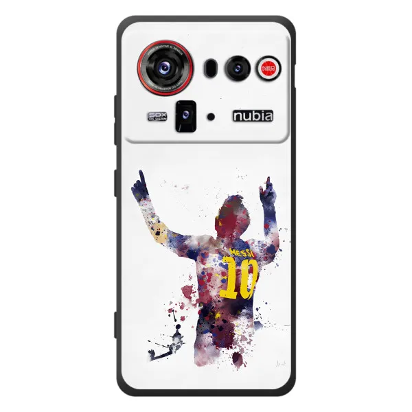 Чехол с принтом «Messi Barca» для ZTE nubia Z80 Ultra