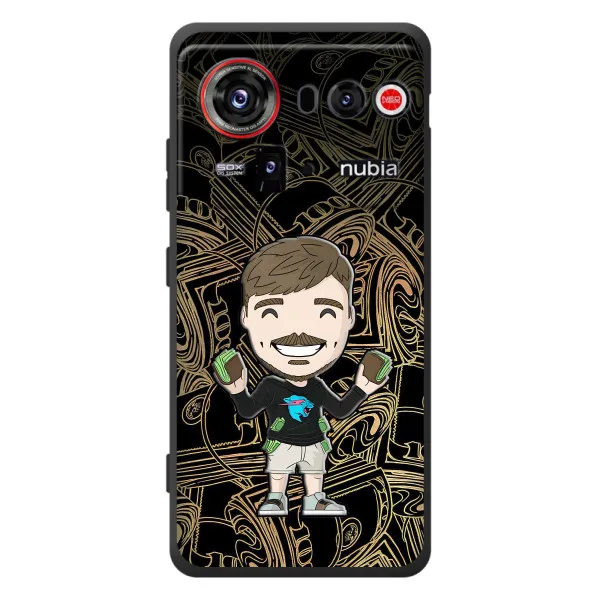 Чехол с принтом «Mister Beast» для ZTE nubia Z80 Ultra