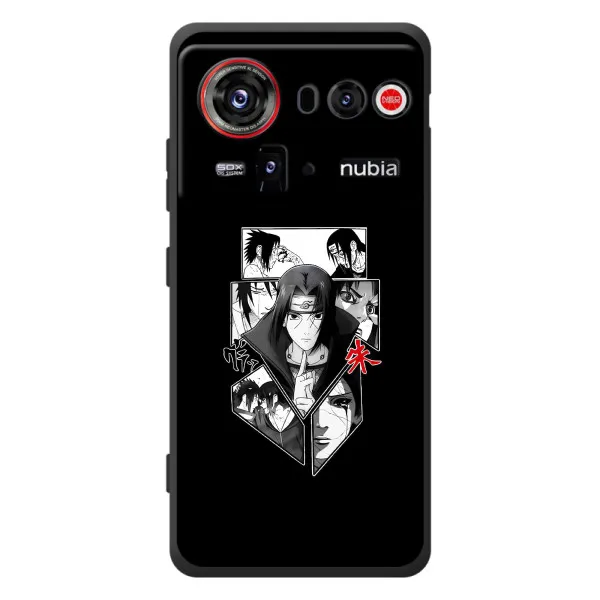 Чехол с принтом «коллаж Итачи» для ZTE nubia Z80 Ultra