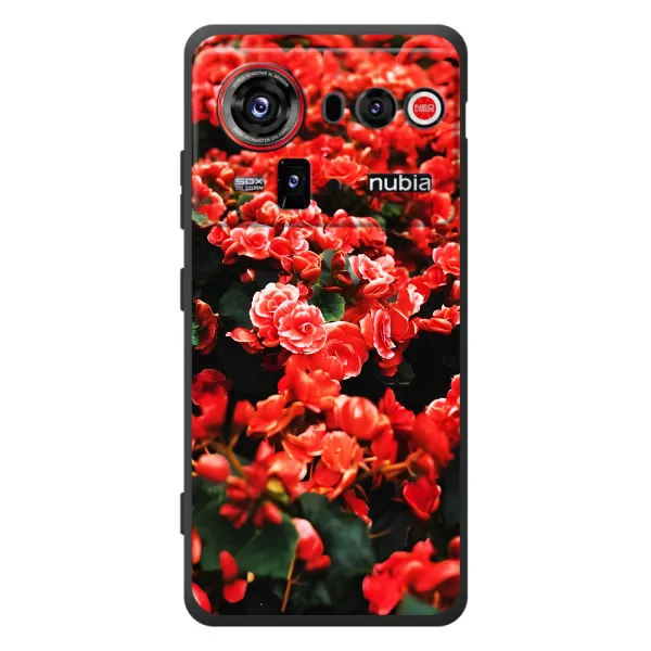 Чехол с принтом «Цветы красные» для ZTE nubia Z80 Ultra Чехол с принтом «Цветы красные» для ZTE nubia Z80 Ultra