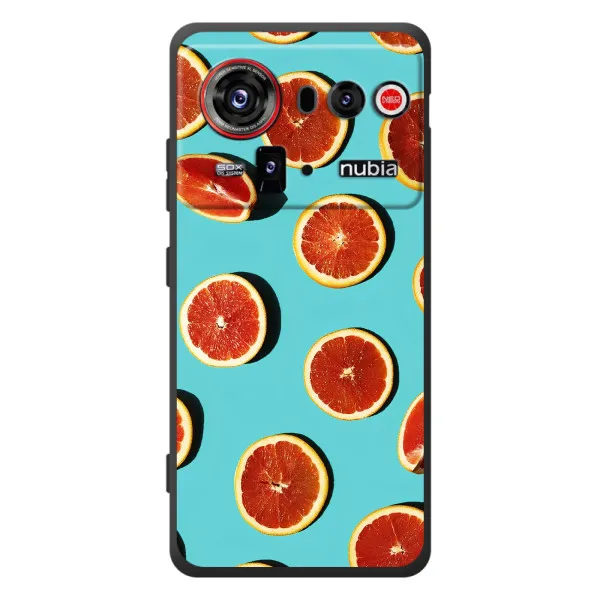 Чехол с принтом «Грейпфрут» для ZTE nubia Z80 Ultra