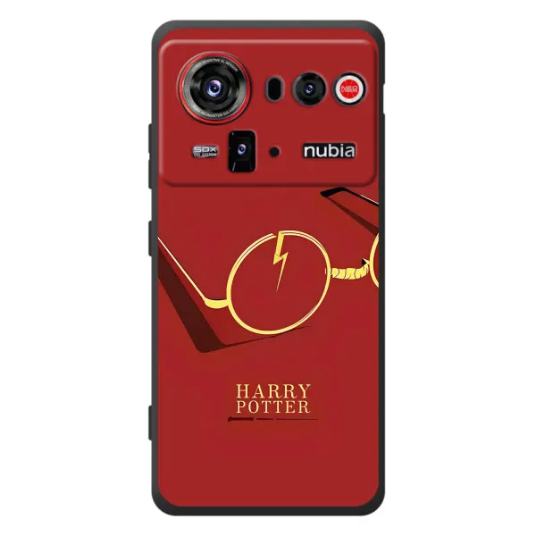 Чехол с принтом «очки Гарри» для ZTE nubia Z80 Ultra