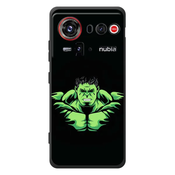 Чехол с принтом «Зелёный Халк» для ZTE nubia Z80 Ultra