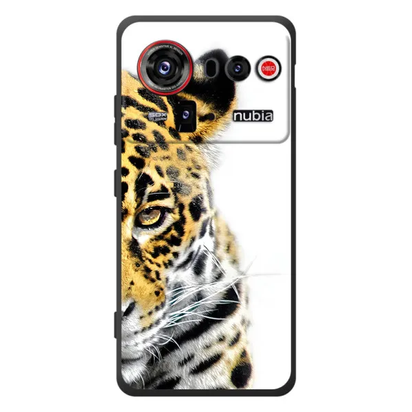 Чехол с принтом «Леопард» для ZTE nubia Z80 Ultra