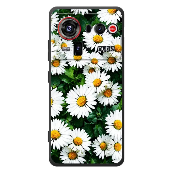 Чехол с принтом «Ромашки» для ZTE nubia Z80 Ultra