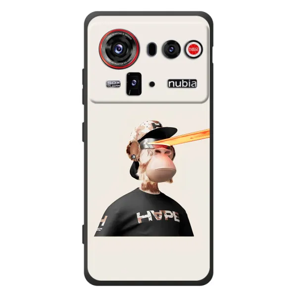 Чехол с принтом «обезьяна NFT в очках» для ZTE nubia Z80 Ultra Чехол с принтом «обезьяна NFT в очках» для ZTE nubia Z80 Ultra