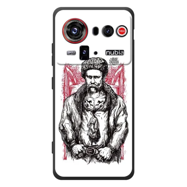 Чехол с принтом «Козак Шевченко» для ZTE nubia Z80 Ultra Чехол с принтом «Козак Шевченко» для ZTE nubia Z80 Ultra