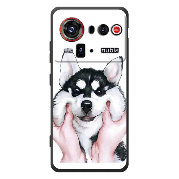 Чехол с принтом «Довольный Хаски» для ZTE nubia Z80 Ultra Чехол с принтом «Довольный Хаски» для ZTE nubia Z80 Ultra