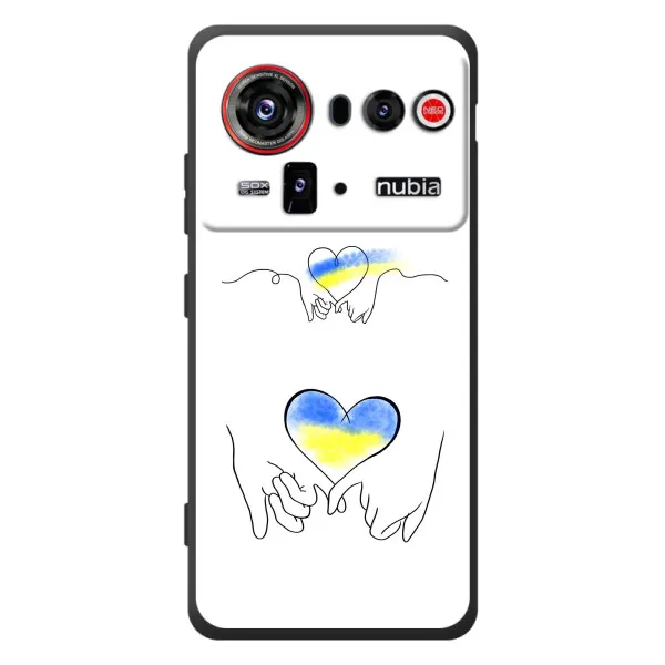 Чехол с принтом «Мир Украине» для ZTE nubia Z80 Ultra Чехол с принтом «Мир Украине» для ZTE nubia Z80 Ultra