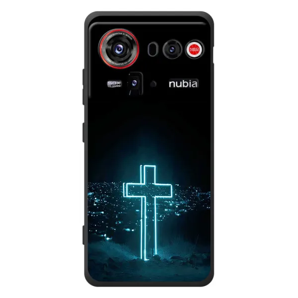 Чехол с принтом «Крест и город» для ZTE nubia Z80 Ultra Чехол с принтом «Крест и город» для ZTE nubia Z80 Ultra
