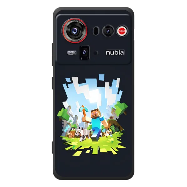 Чехол с принтом «персонажи Minecraft» для ZTE nubia Z80 Ultra Чехол с принтом «персонажи Minecraft» для ZTE nubia Z80 Ultra