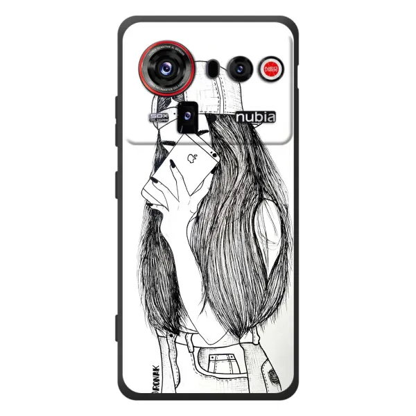 Чехол с принтом «Фото девочки» для ZTE nubia Z80 Ultra
