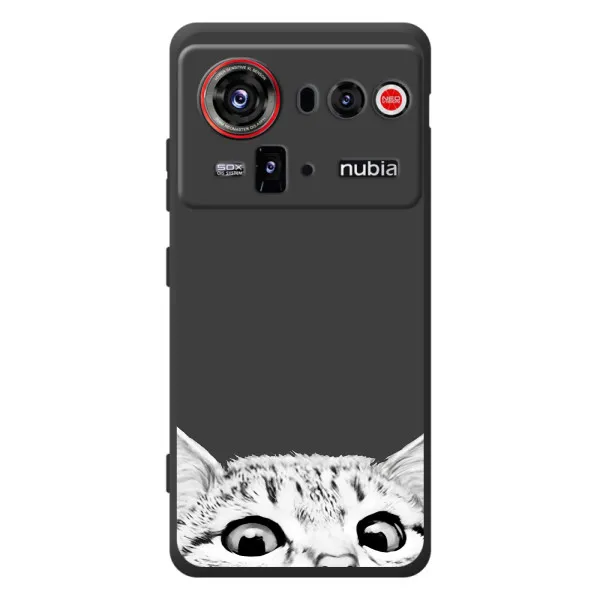 Чехол с принтом «Выглядывает кот» для ZTE nubia Z80 Ultra Чехол с принтом «Выглядывает кот» для ZTE nubia Z80 Ultra