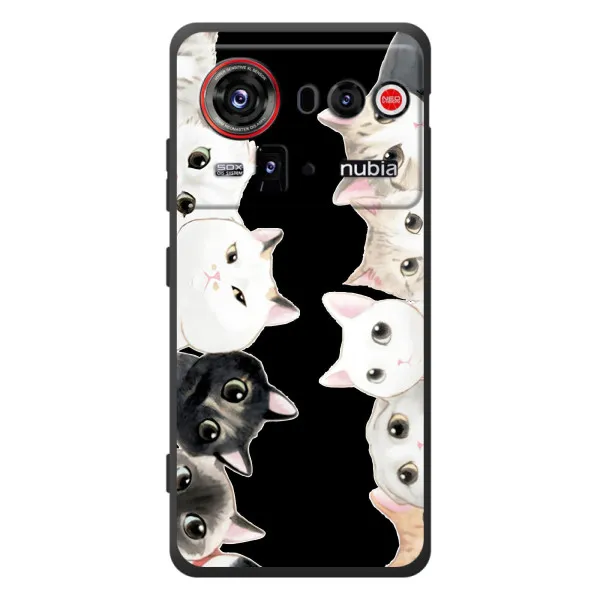 Чехол с принтом «Взгляд котов» для ZTE nubia Z80 Ultra Чехол с принтом «Взгляд котов» для ZTE nubia Z80 Ultra