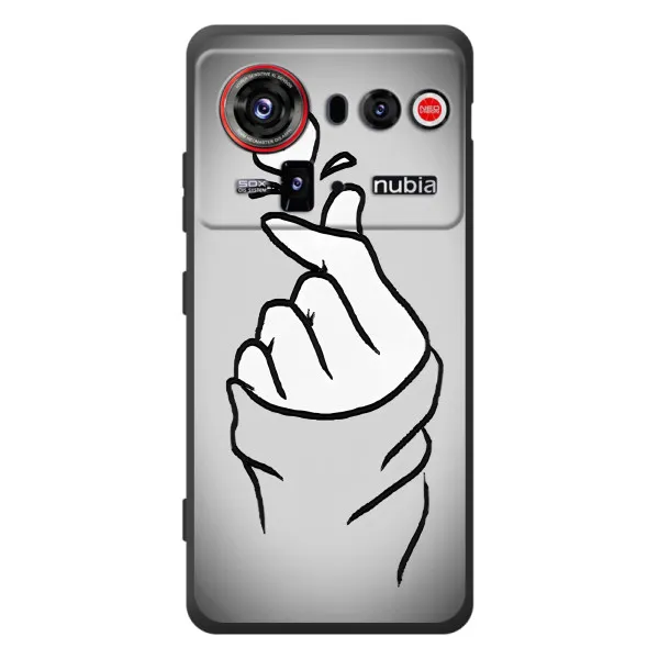 Чехол с принтом «Значок Love» для ZTE nubia Z80 Ultra