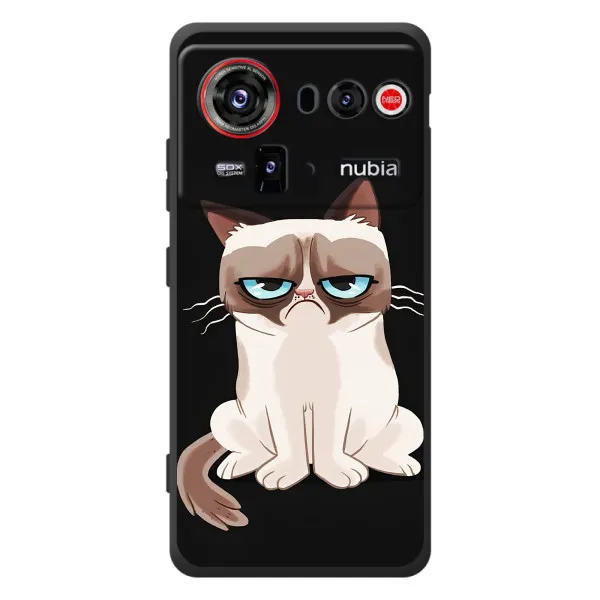 Чехол с принтом «Грустный кот» для ZTE nubia Z80 Ultra Чехол с принтом «Грустный кот» для ZTE nubia Z80 Ultra