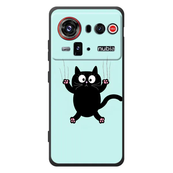 Чехол с принтом «Падающий кот» для ZTE nubia Z80 Ultra Чехол с принтом «Падающий кот» для ZTE nubia Z80 Ultra
