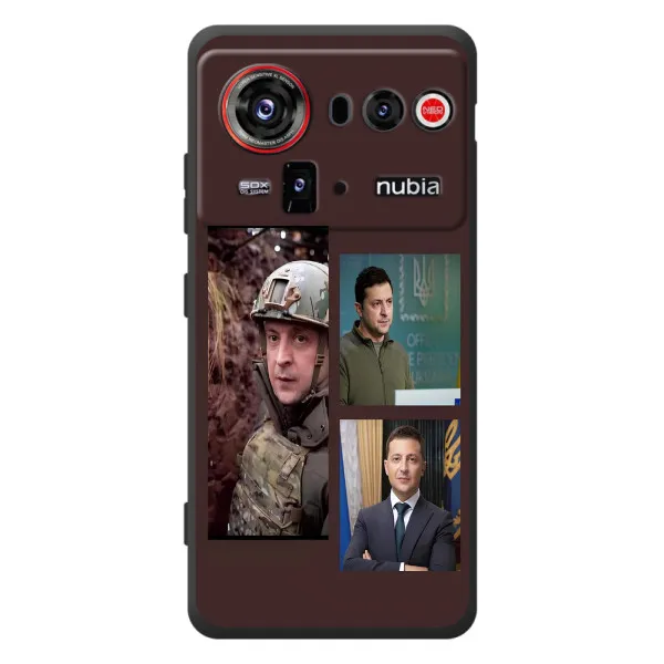 Чехол с принтом «Президент» для ZTE nubia Z80 Ultra