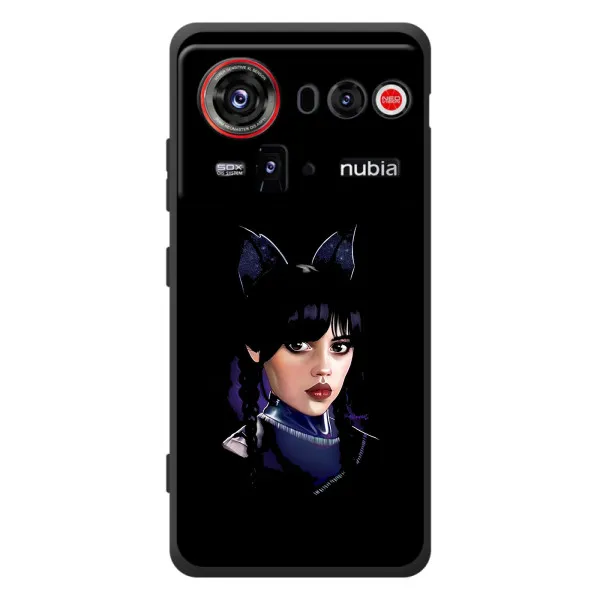 Чехол с принтом «серьезная Уэнздей» для ZTE nubia Z80 Ultra Чехол с принтом «серьезная Уэнздей» для ZTE nubia Z80 Ultra