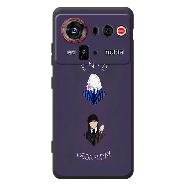 Чехол с принтом «Уэнздей и подруга» для ZTE nubia Z80 Ultra Чехол с принтом «Уэнздей и подруга» для ZTE nubia Z80 Ultra