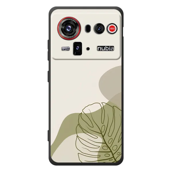 Чехол с принтом «Зеленая монстера дизайн» для ZTE nubia Z80 Ultra Чехол с принтом «Зеленая монстера дизайн» для ZTE nubia Z80 Ultra