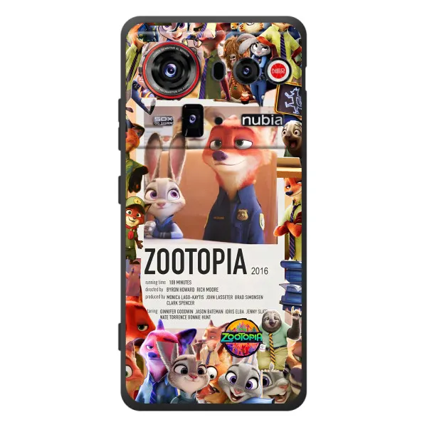 Чехол с принтом «Постер Зверополис» для ZTE nubia Z80 Ultra Чехол с принтом «Постер Зверополис» для ZTE nubia Z80 Ultra