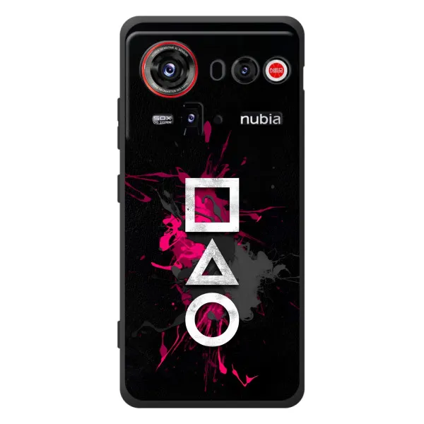 Чехол с принтом «Символы Игра кальмара» для ZTE nubia Z80 Ultra