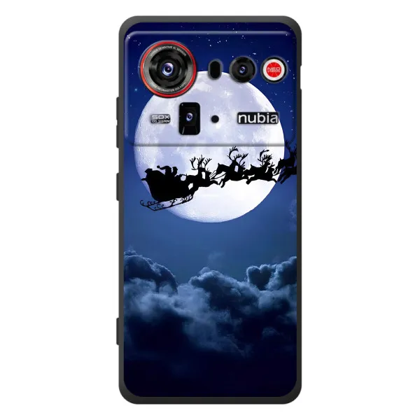 Чехол с принтом «Санта - луна» для ZTE nubia Z80 Ultra Чехол с принтом «Санта - луна» для ZTE nubia Z80 Ultra