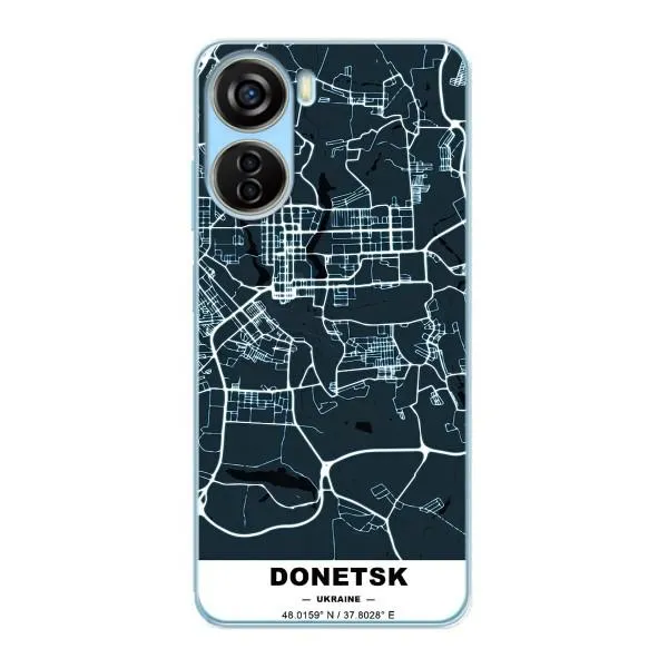 Чехол с принтом «Донецк» для ZTE V40 Design
